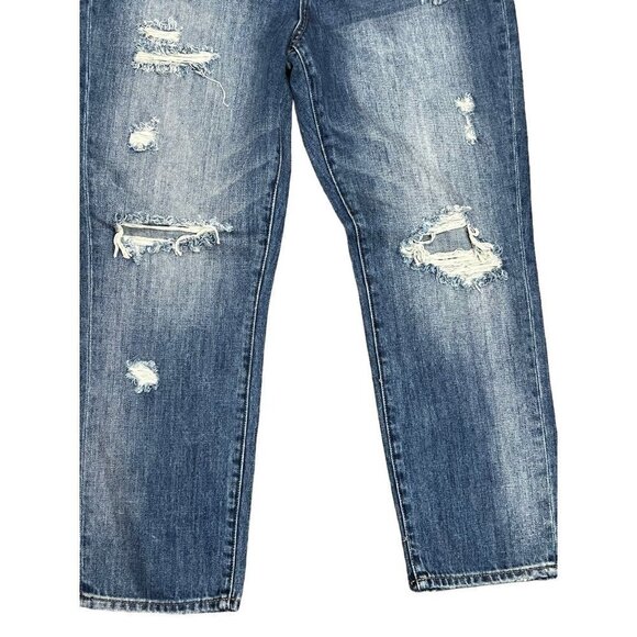 PACSUN Garfield High Rise Mom Jeans Women's Size 27 Distressed Button Fly - Picture 6 of 12